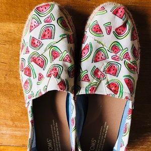 Toms watermelon shoes 🍉 8